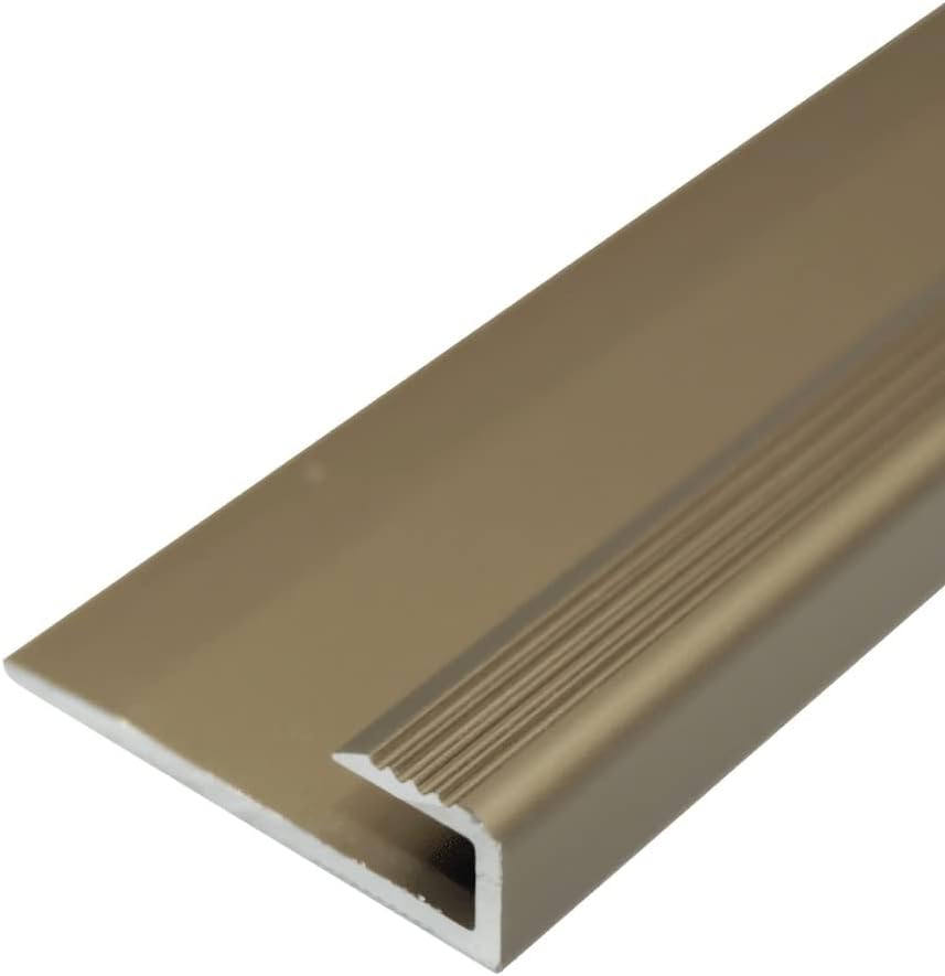 C63 Anodised Aluminium LVT U Edging Profile Threshold For 5mm Flooring