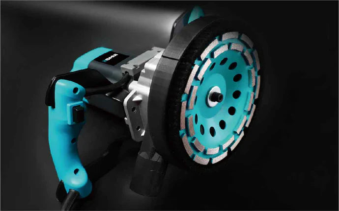 Bihui 1900W Concrete Grinder with Dual Row Diamond Disc 180mm