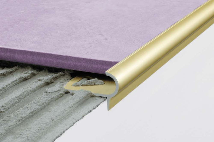 A80 29mm x 17mm x 10mm Stair Nosing Edge Trim Step Edging for Tiles