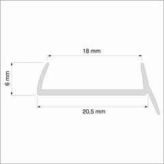 18mm Pvc Kitchen Plinth Sealing Strip - Company