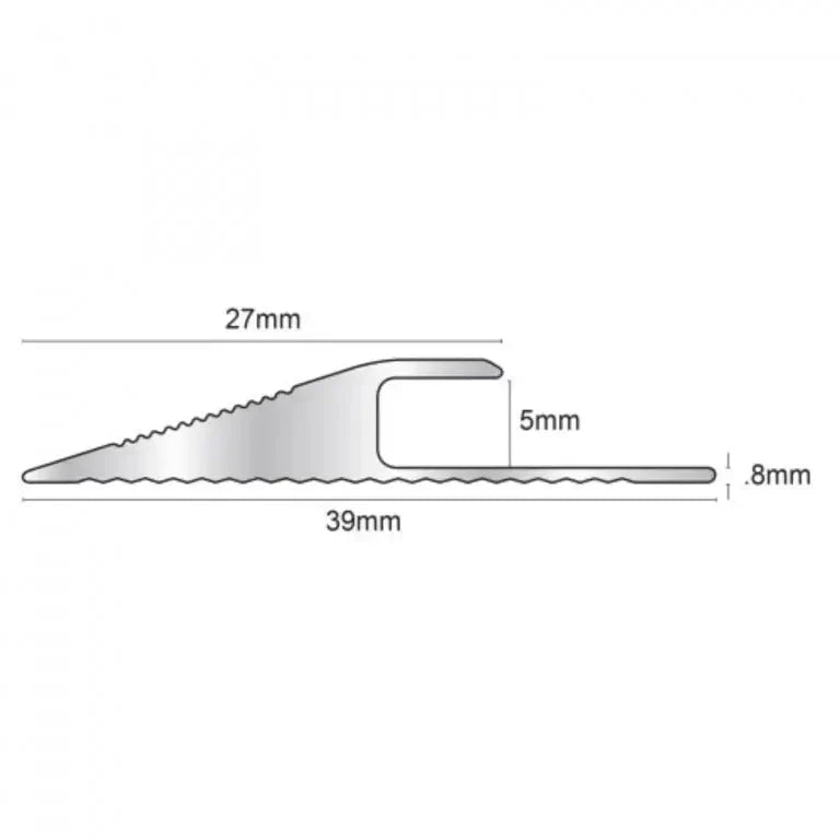 2.7m Click Vinyl Flooring Edge Profile Reducer Trim Threshold Door Bar Lvt - Company