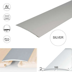 A72 100mm Anodised Aluminium Self Adhesive Door Threshold Strip