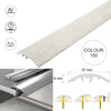 Aluminium Door Threshold Strip 37mm 4-in-1 Multi-Purpose Floor Trim