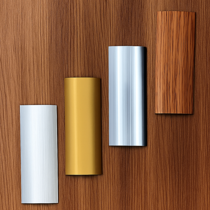 CAS 38mm Self-Adhesive Euro Cover Strip – Wood, Vinyl & Tile Door Bar Threshold Trim