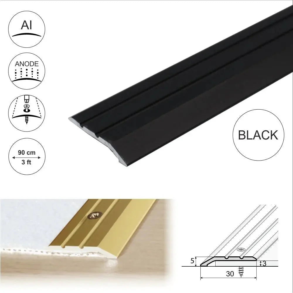 A01 30mm Anodised Aluminium Door Threshold Ramp Profile - Company