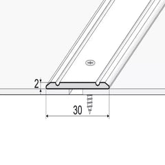 A02 30mm Anodised Aluminium Flat Door Threshold Strip - Company