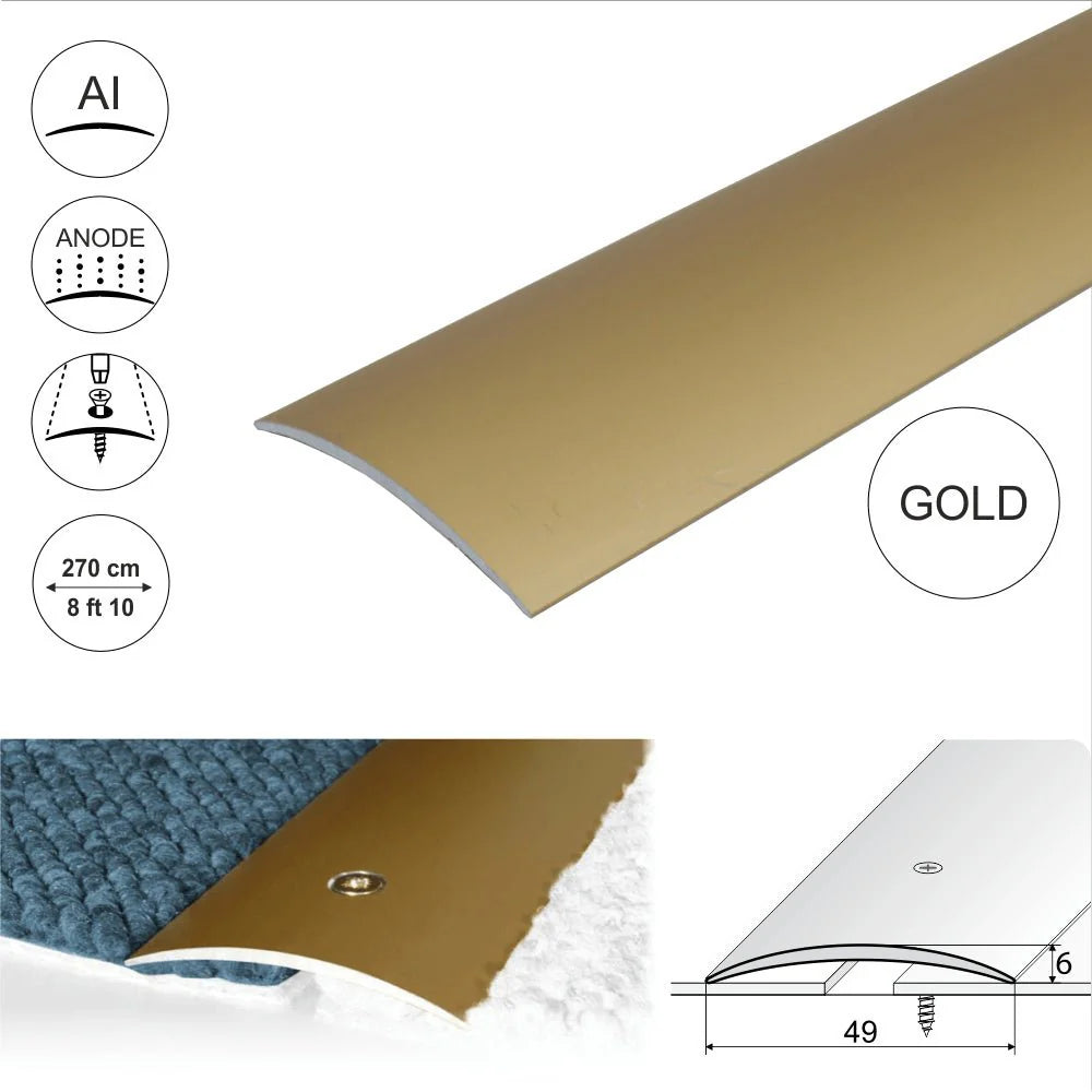 A04 49mm Anodised Aluminium Door Threshold Strip - Company