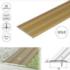 A08 35mm Anodised Aluminium Flat Door Threshold Profile - Company