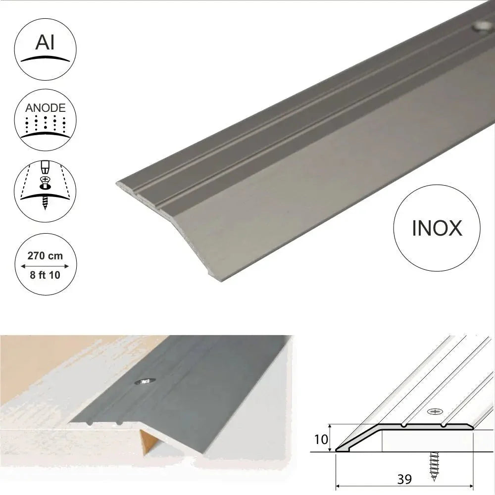 A11 40mm Anodised Aluminium Door Threshold Ramp Profile - Company