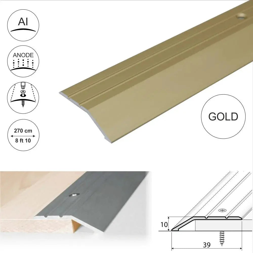 A11 40mm Anodised Aluminium Door Threshold Ramp Profile - Company