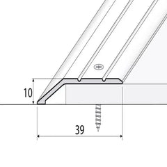 A11 40mm Anodised Aluminium Door Threshold Ramp Profile - Company