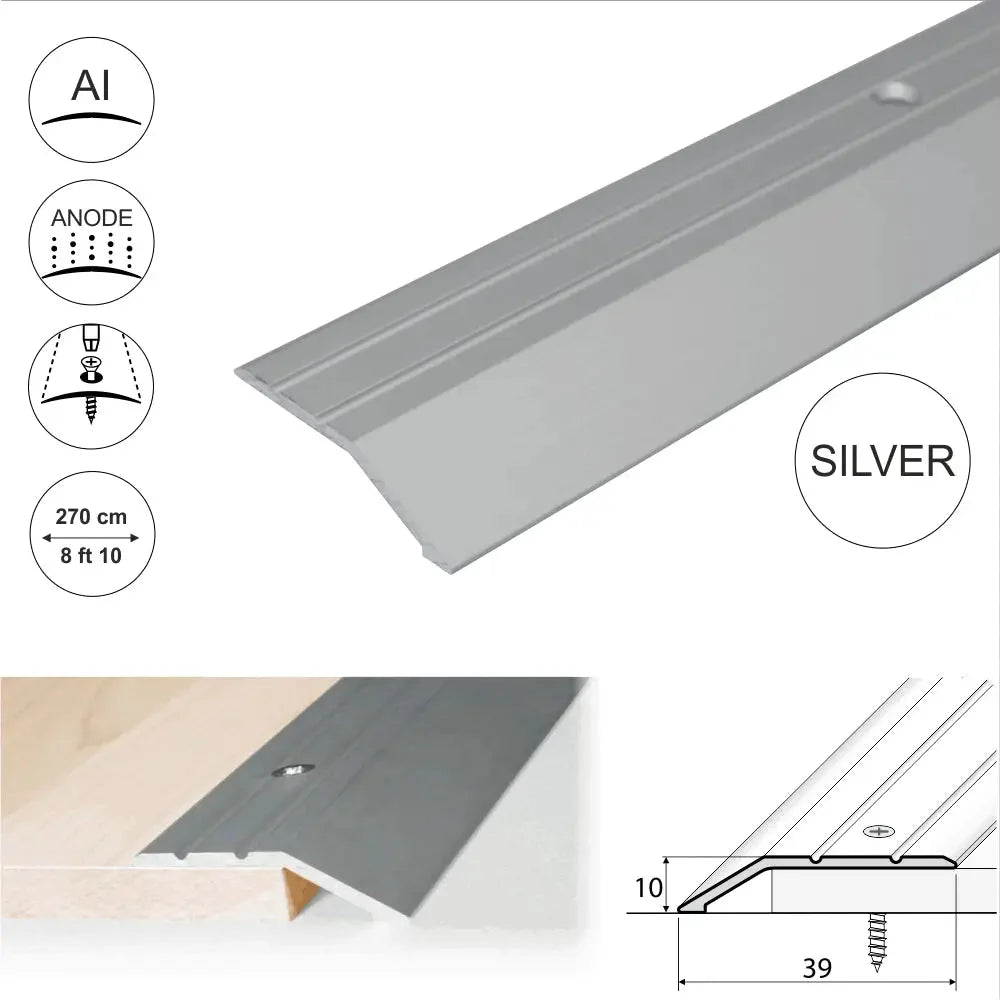 A11 40mm Anodised Aluminium Door Threshold Ramp Profile - Company