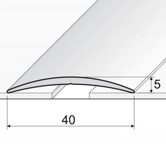 A13 40mm Anodised Aluminium Self Adhesive Door Threshold Strip - Company