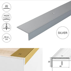 aluminium stair nosing edge trim UK