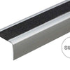 A44 41 x 26.6mm Anodised Aluminium Non Slip Stair Nosing Edge Trim with Non Slip Tape