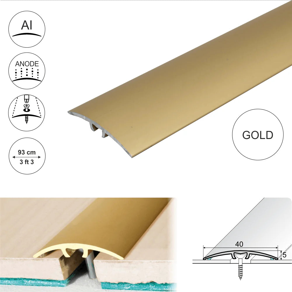 A66 32mm Anodised Aluminium Door Threshold Strip Stair Nosing etc