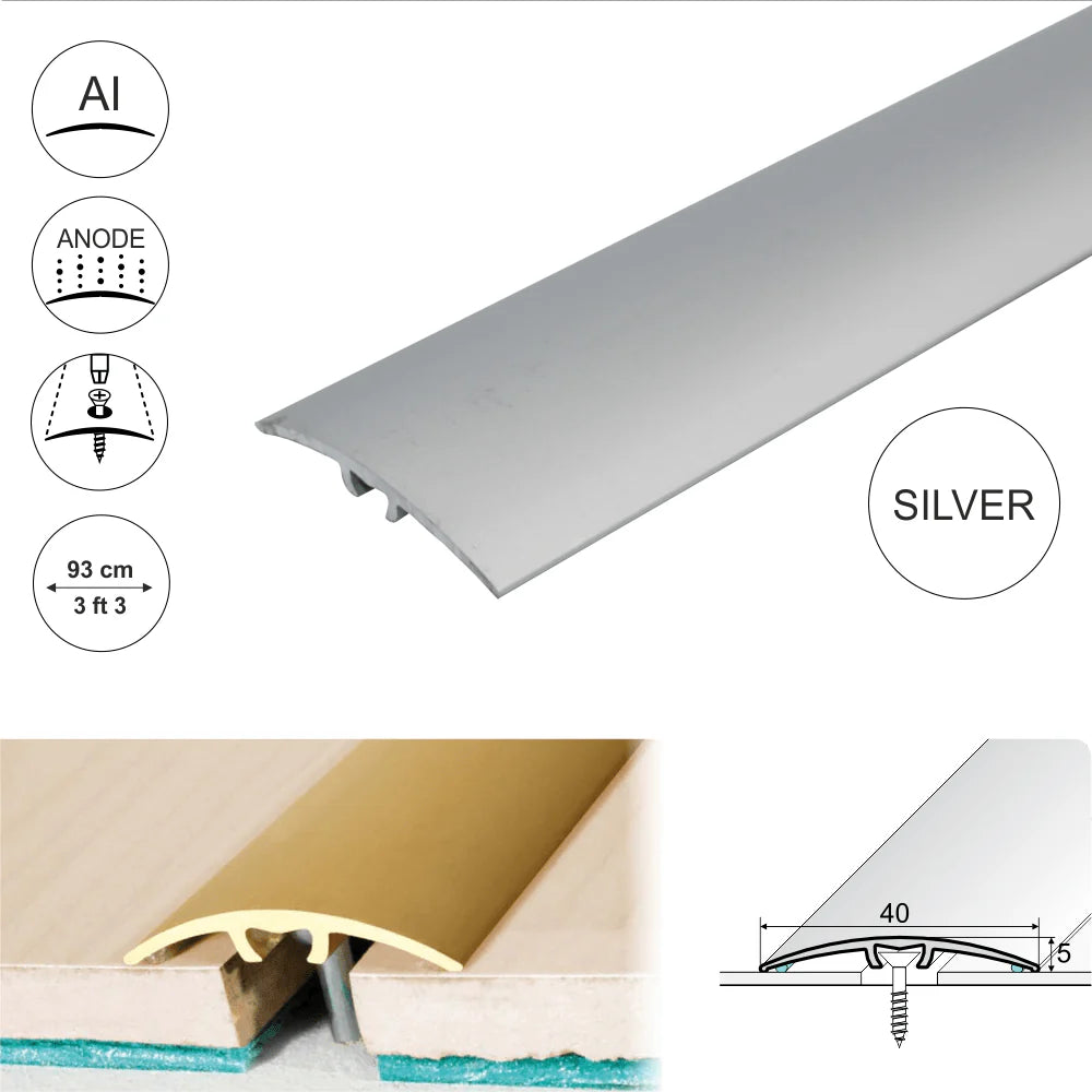 A66 32mm Anodised Aluminium Door Threshold Strip Stair Nosing etc