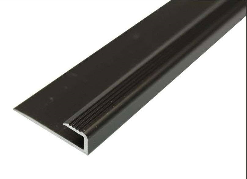C63 Anodised Aluminium LVT U Edging Profile Threshold For 5mm Flooring