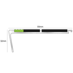 AHD12 93 x 32mm Non Slip Stair Nosing Stair Nosing etc