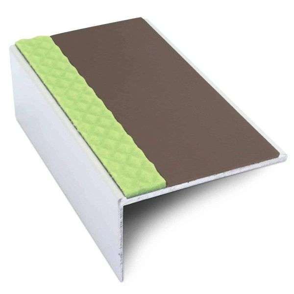 ASL01 56x32mm Aluminium Non Slip Stair Nosing Edge Trim With Pvc Insert Stair Nosing etc