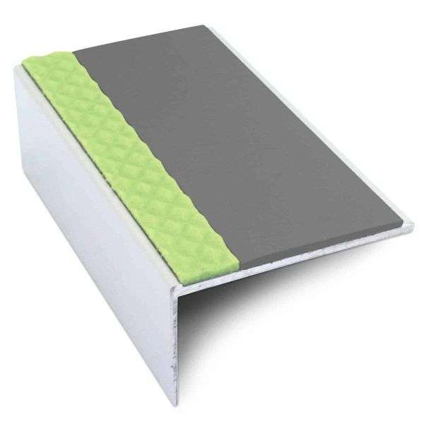 ASL01 56x32mm Aluminium Non Slip Stair Nosing Edge Trim With Pvc Insert Stair Nosing etc