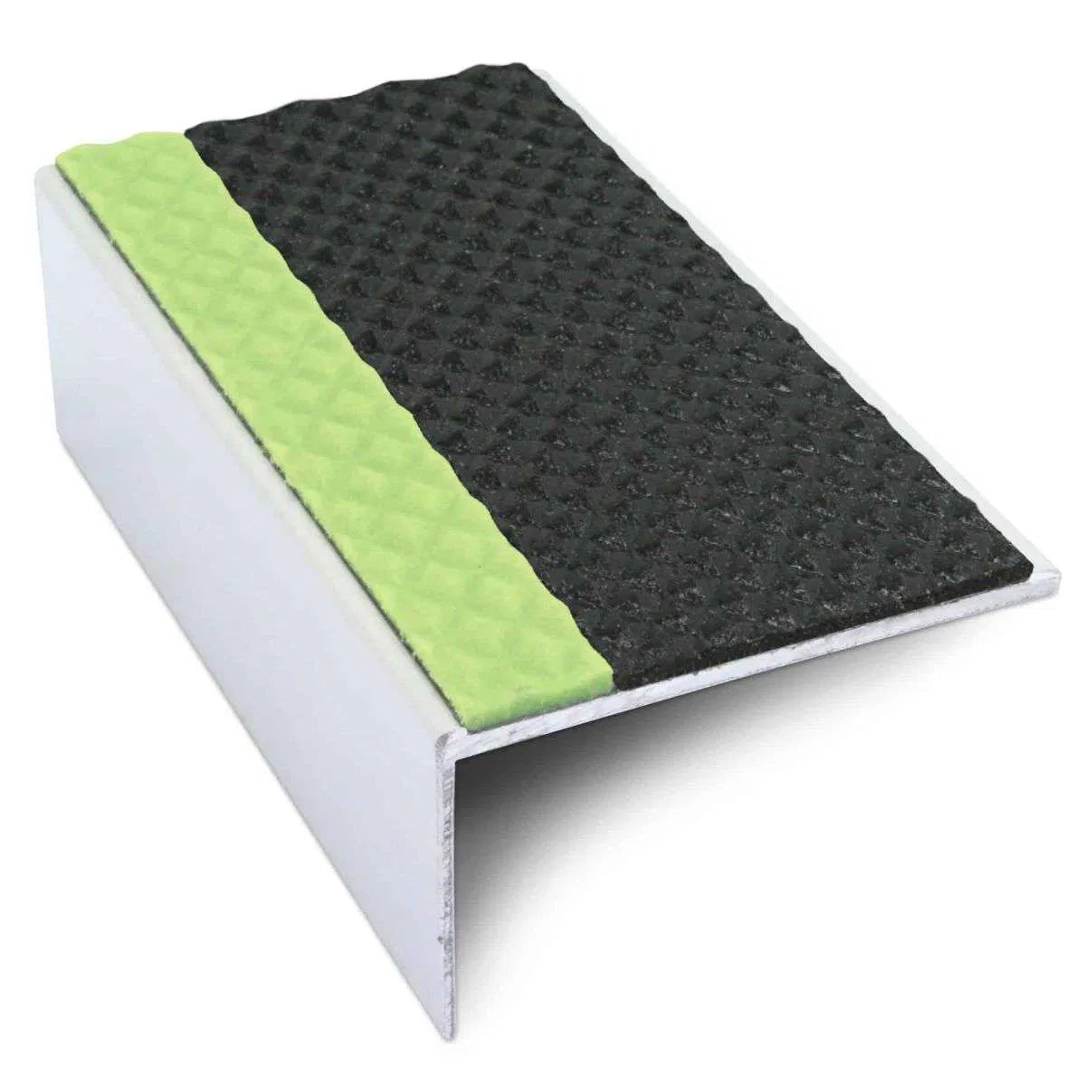 ASL01 Tredsafe 56x32mm Aluminium Non Slip Stair Nosing Edge Trim With Pvc Insert Stair Nosing etc