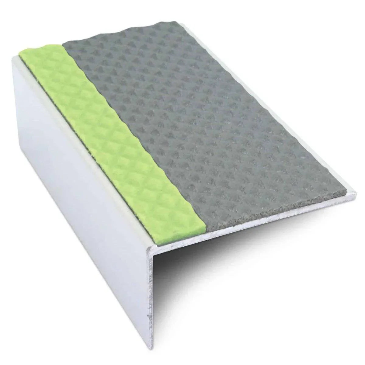 ASL01 Tredsafe 56x32mm Aluminium Non Slip Stair Nosing Edge Trim With Pvc Insert Stair Nosing etc