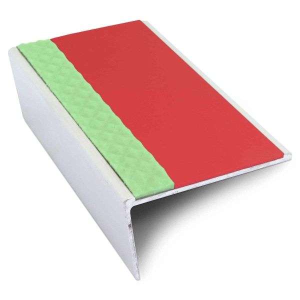 ASL02 57x32mm Aluminium Non Slip Stair Nosing Edge Trim With Pvc Insert Stair Nosing etc