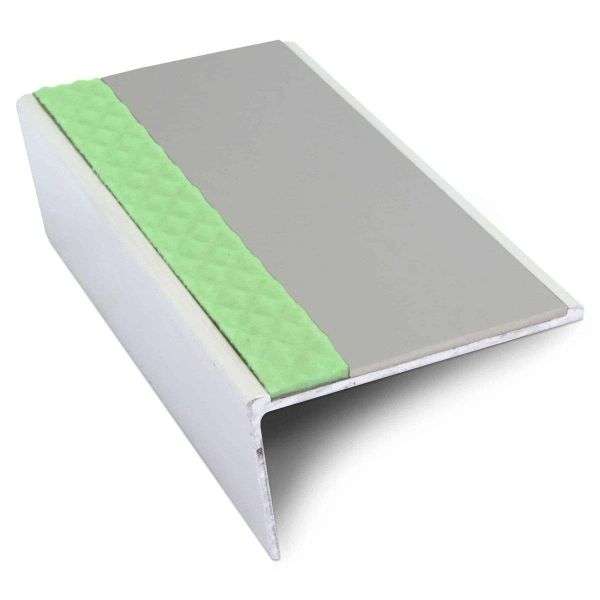 ASL02 57x32mm Aluminium Non Slip Stair Nosing Edge Trim With Pvc Insert Stair Nosing etc