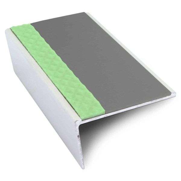 ASL02 57x32mm Aluminium Non Slip Stair Nosing Edge Trim With Pvc Insert Stair Nosing etc