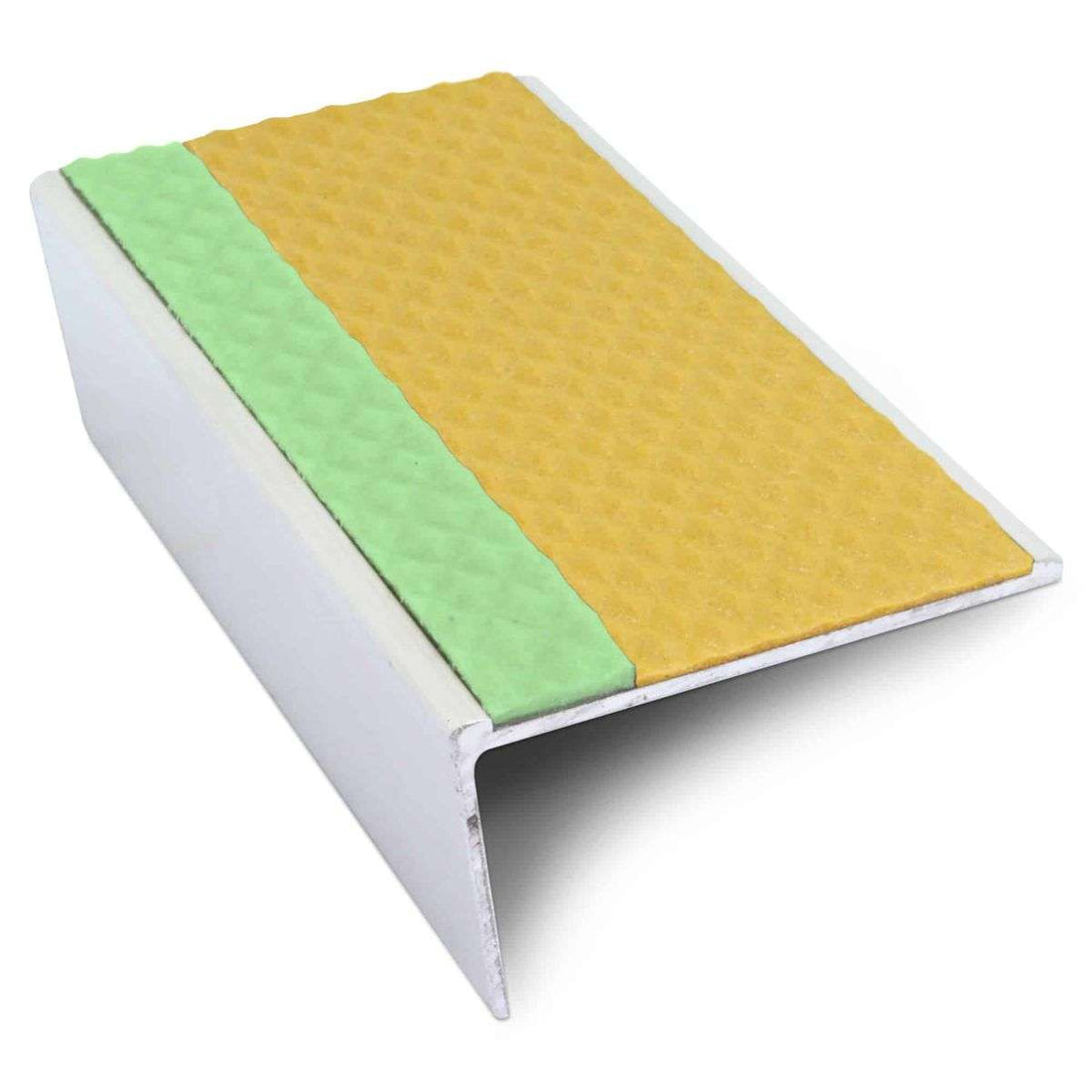 ASL01 56x32mm Tredsafe Aluminium Non Slip Stair Nosing Edge Trim With PVC Insert
