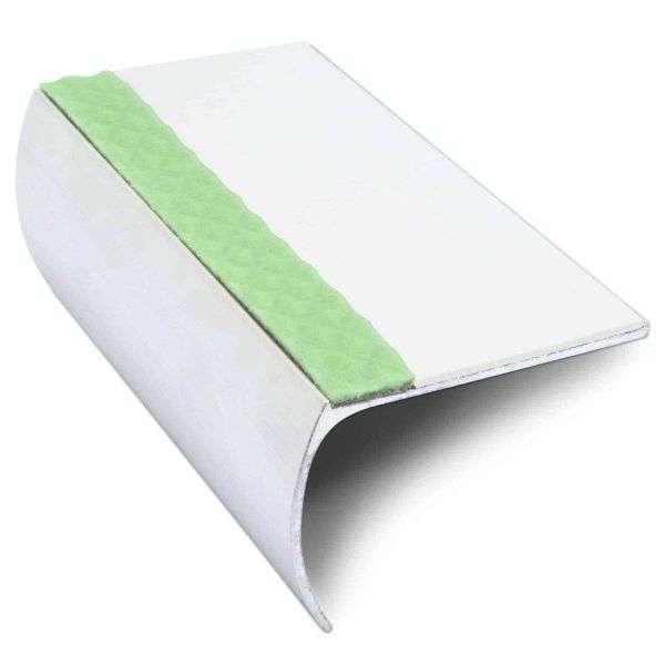 ASL03 57x40mm Aluminium Non Slip Stair Nosing Edge Trim With Pvc Insert Stair Nosing etc