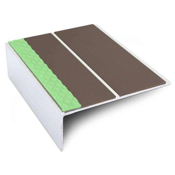 ASL09 85x30mm Aluminium Non Slip Stair Nosing Edge Trim With Pvc Insert Stair Nosing etc