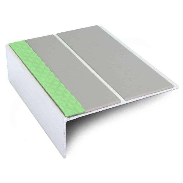 ASL09 85x30mm Aluminium Non Slip Stair Nosing Edge Trim With Pvc Insert Stair Nosing etc