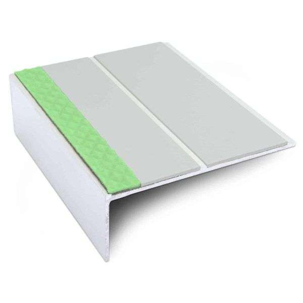 ASL09 85x30mm Aluminium Non Slip Stair Nosing Edge Trim With Pvc Insert Stair Nosing etc