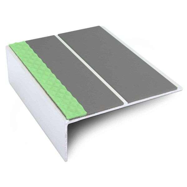 ASL09 85x30mm Aluminium Non Slip Stair Nosing Edge Trim With Pvc Insert Stair Nosing etc