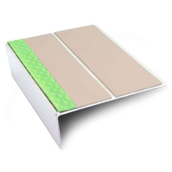 ASL10 85x32mm Aluminium Non Slip Stair Nosing Edge Trim With Pvc Insert Stair Nosing etc