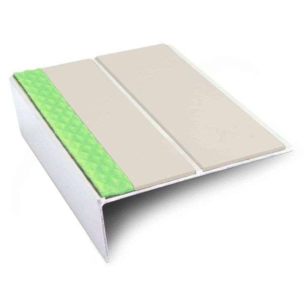 ASL10 85x32mm Aluminium Non Slip Stair Nosing Edge Trim With Pvc Insert Stair Nosing etc