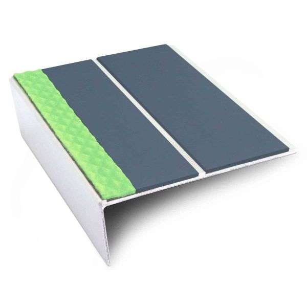 ASL10 85x32mm Aluminium Non Slip Stair Nosing Edge Trim With Pvc Insert Stair Nosing etc