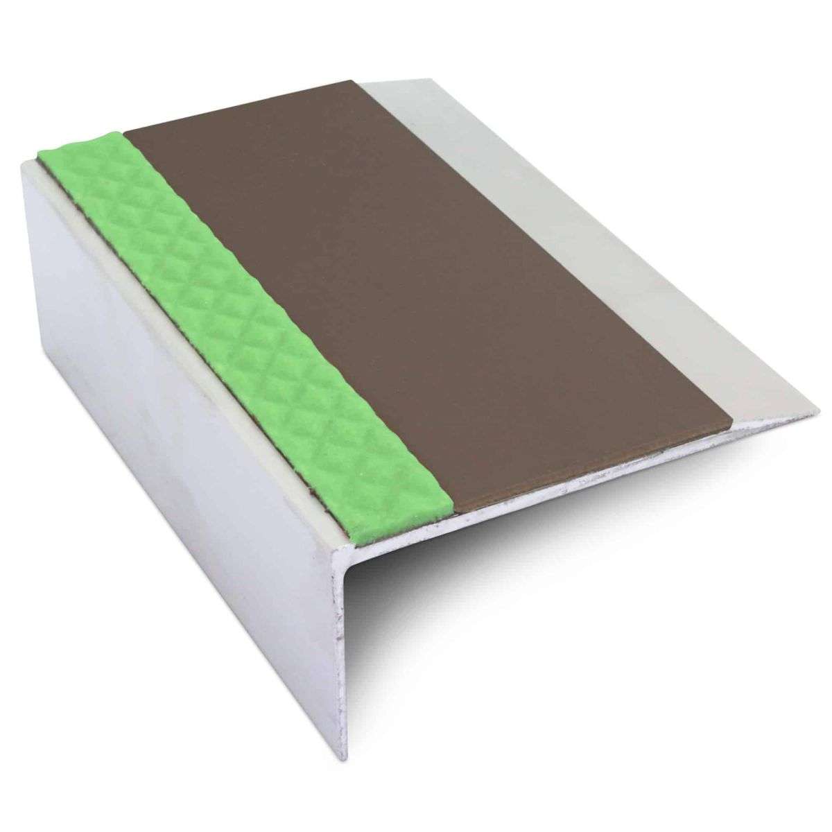 ASL15 66x32mm Aluminium Non Slip Stair Nosing Edge Trim With Pvc Insert Stair Nosing etc