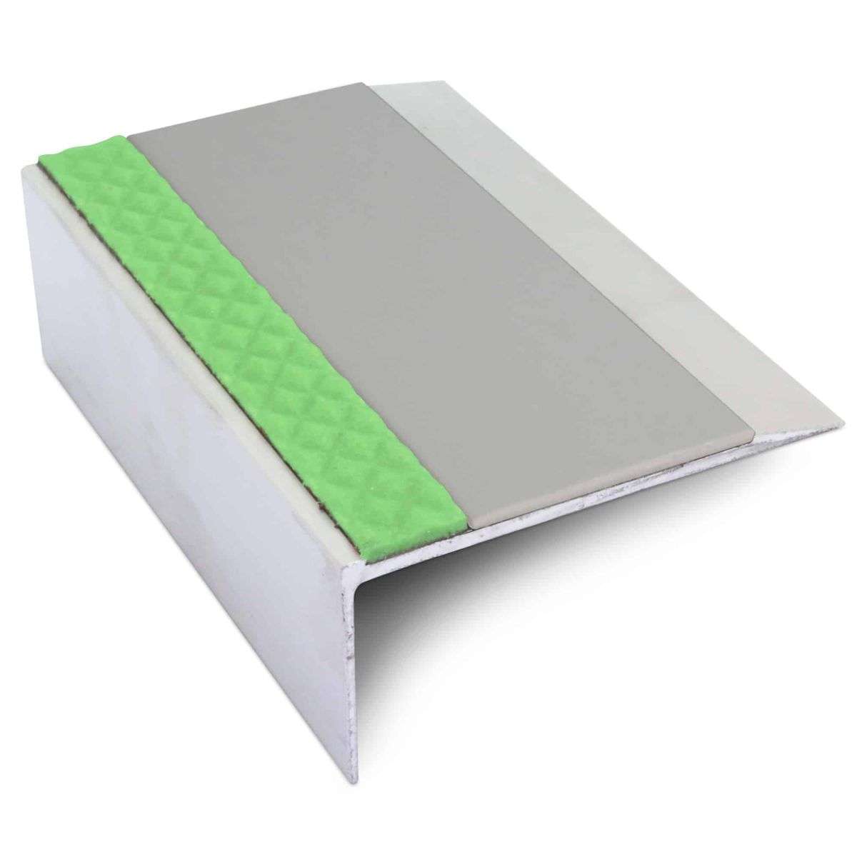 ASL15 66x32mm Aluminium Non Slip Stair Nosing Edge Trim With Pvc Insert Stair Nosing etc