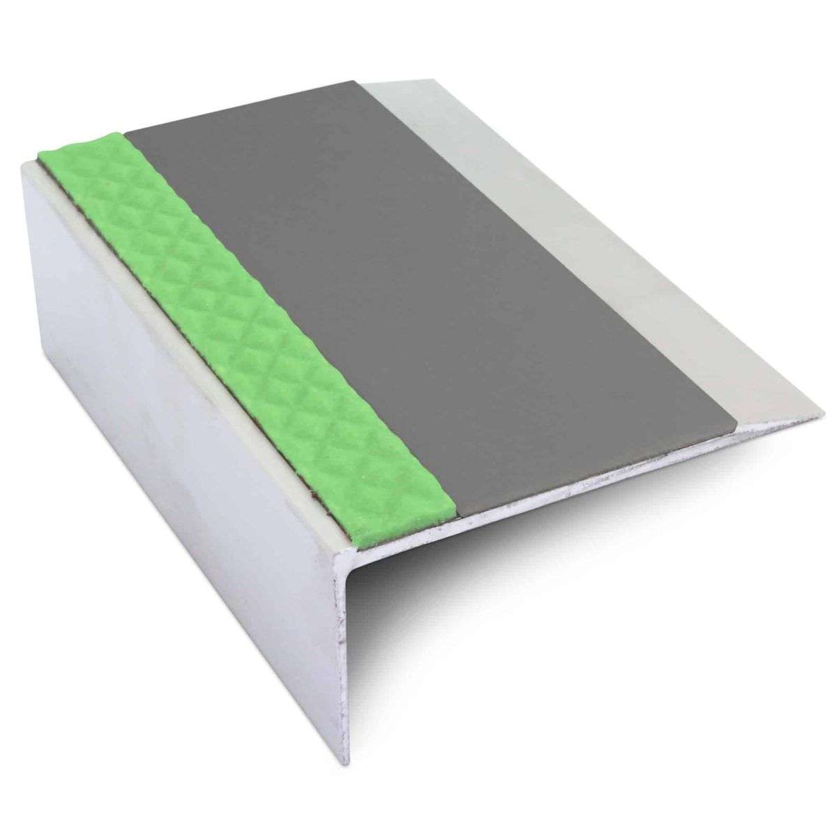 ASL15 66x32mm Aluminium Non Slip Stair Nosing Edge Trim With Pvc Insert Stair Nosing etc