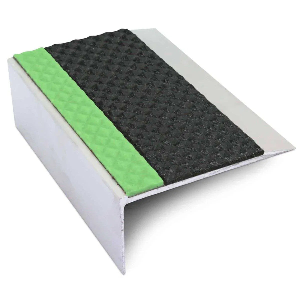 ASL15 Tredsafe 66x32mm Aluminium Non Slip Stair Nosing Edge Trim With Pvc Insert Stair Nosing etc