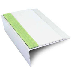 ASL16 66x32mm Aluminium Non Slip Stair Nosing Edge Trim With Pvc Insert Stair Nosing etc