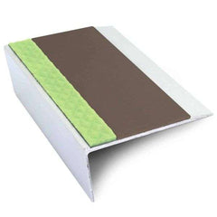 ASL16 66x32mm Aluminium Non Slip Stair Nosing Edge Trim With Pvc Insert Stair Nosing etc