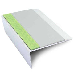 ASL16 66x32mm Aluminium Non Slip Stair Nosing Edge Trim With Pvc Insert Stair Nosing etc
