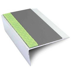 ASL16 66x32mm Aluminium Non Slip Stair Nosing Edge Trim With Pvc Insert Stair Nosing etc