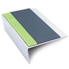 ASL16 66x32mm Aluminium Non Slip Stair Nosing Edge Trim With Pvc Insert Stair Nosing etc
