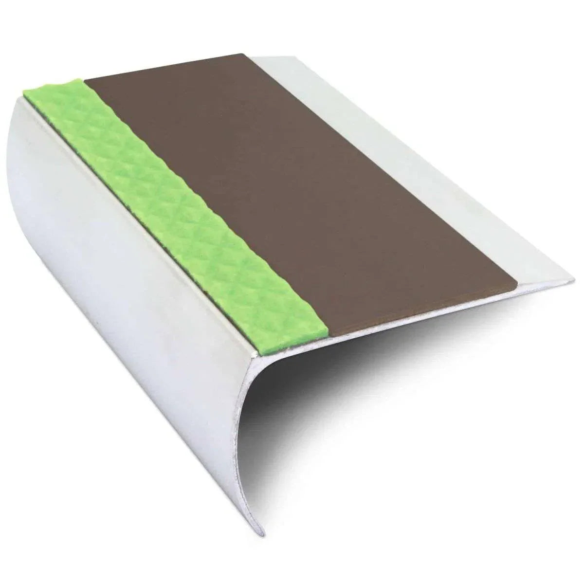 ASL25 69x40mm Aluminium Non Slip Stair Nosing Edge Trim With Pvc Insert Stair Nosing etc