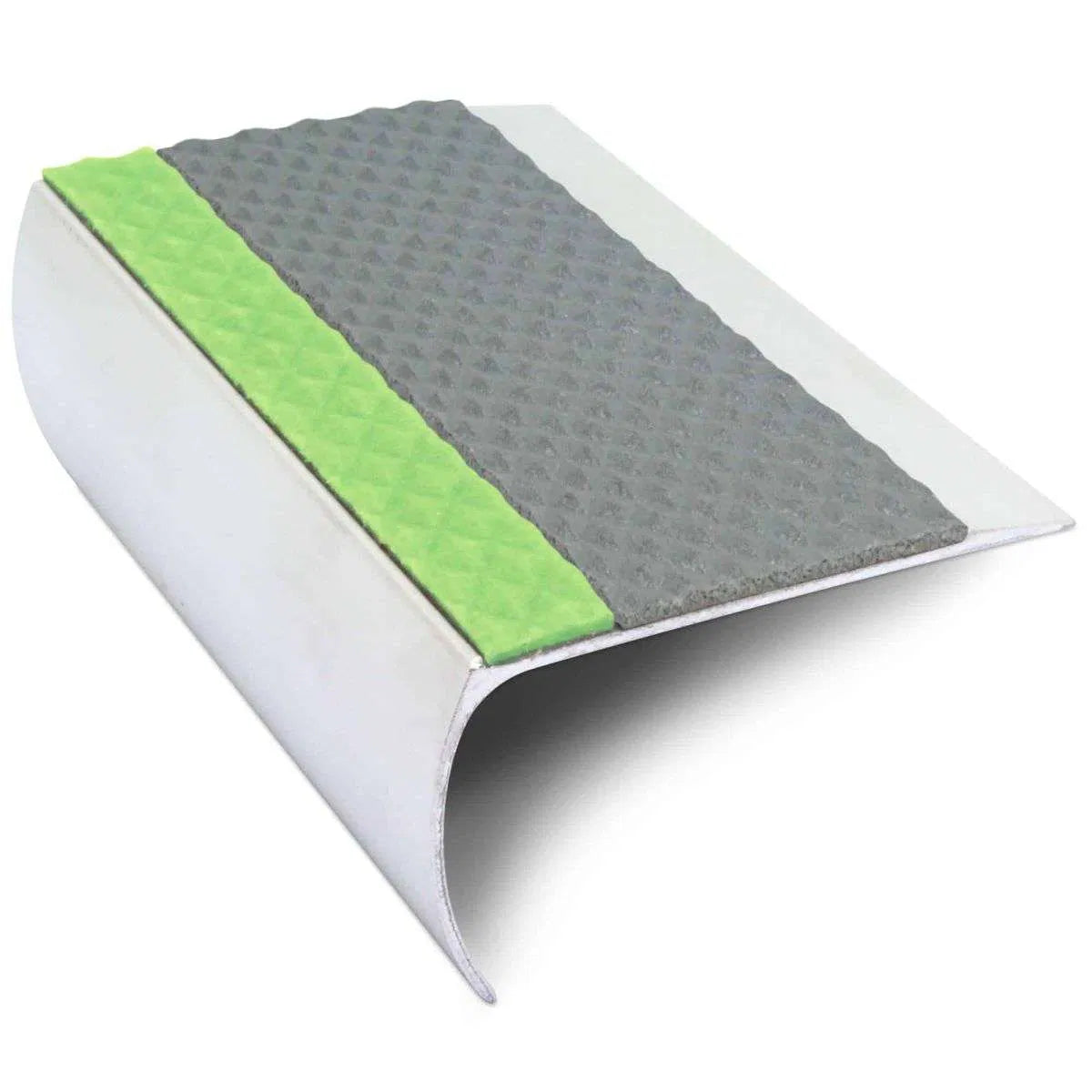 ASL25 69x40mm Tredsafe Aluminium Non Slip Stair Nosing Edge Trim With Pvc Insert Stair Nosing etc